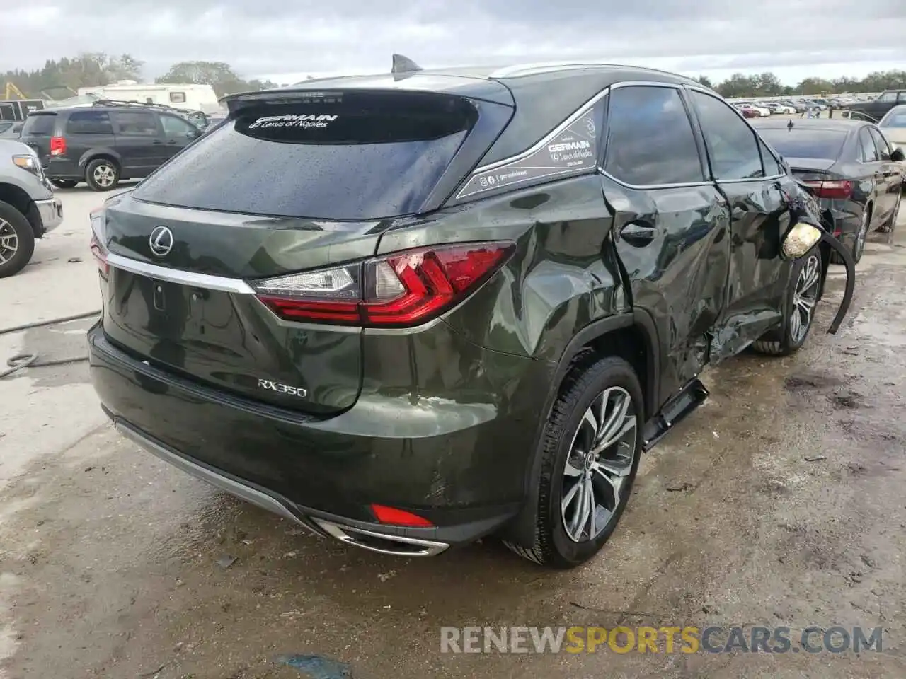 4 Photograph of a damaged car 2T2HZMAA5MC198556 LEXUS RX350 2021