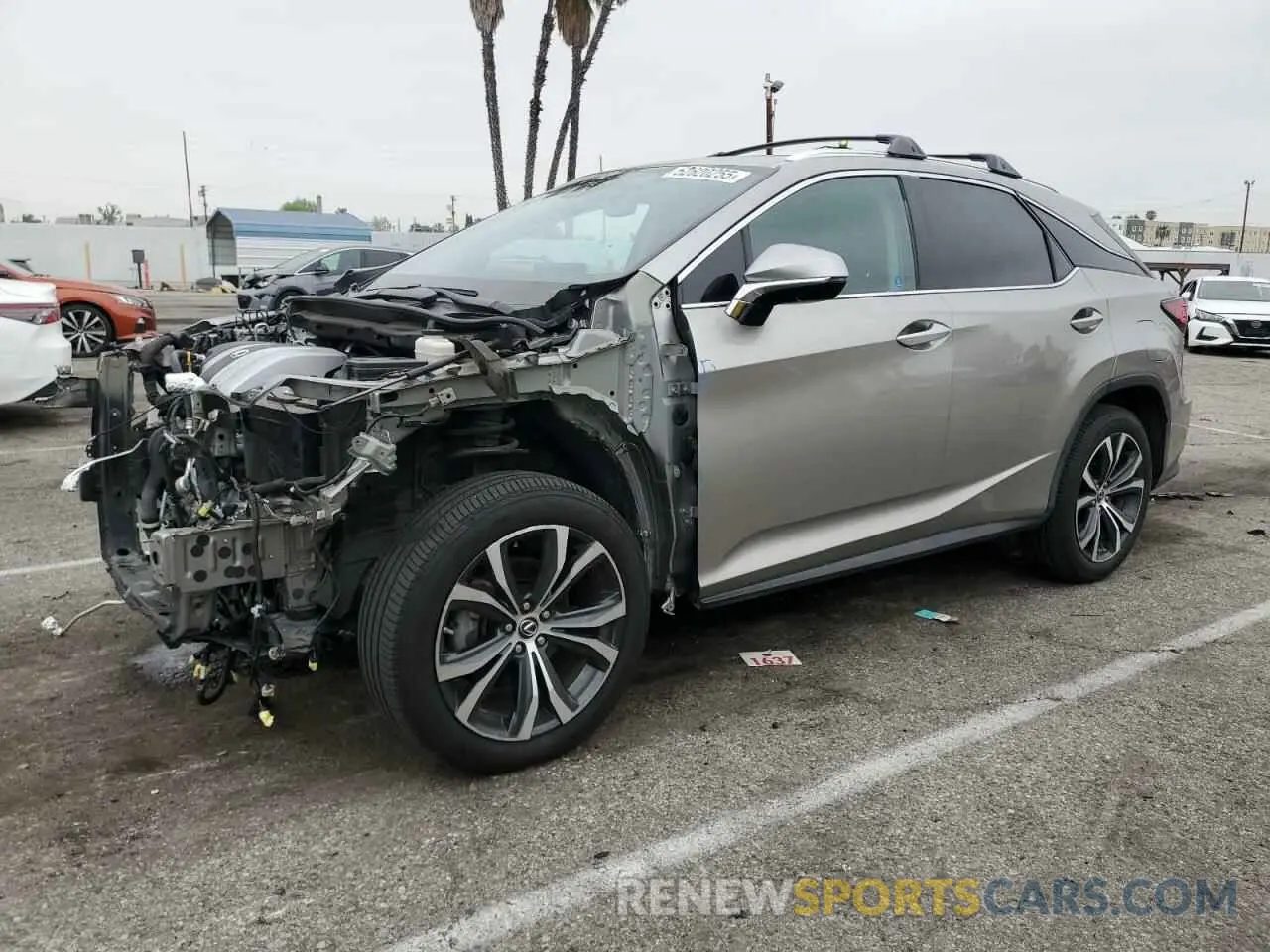 1 Photograph of a damaged car 2T2HZMAA5MC211306 LEXUS RX350 2021