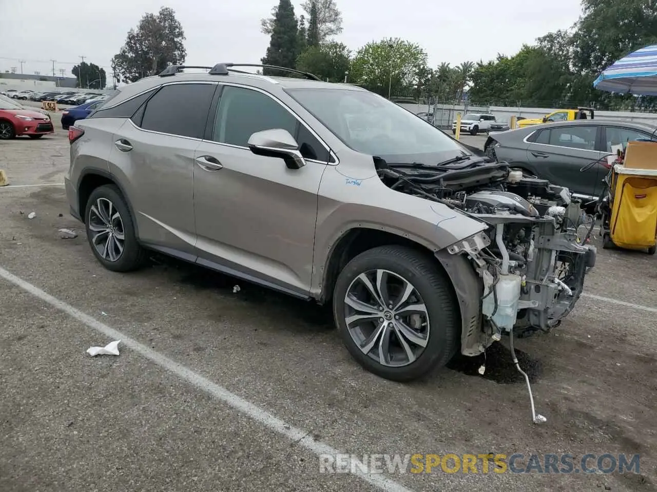 4 Photograph of a damaged car 2T2HZMAA5MC211306 LEXUS RX350 2021