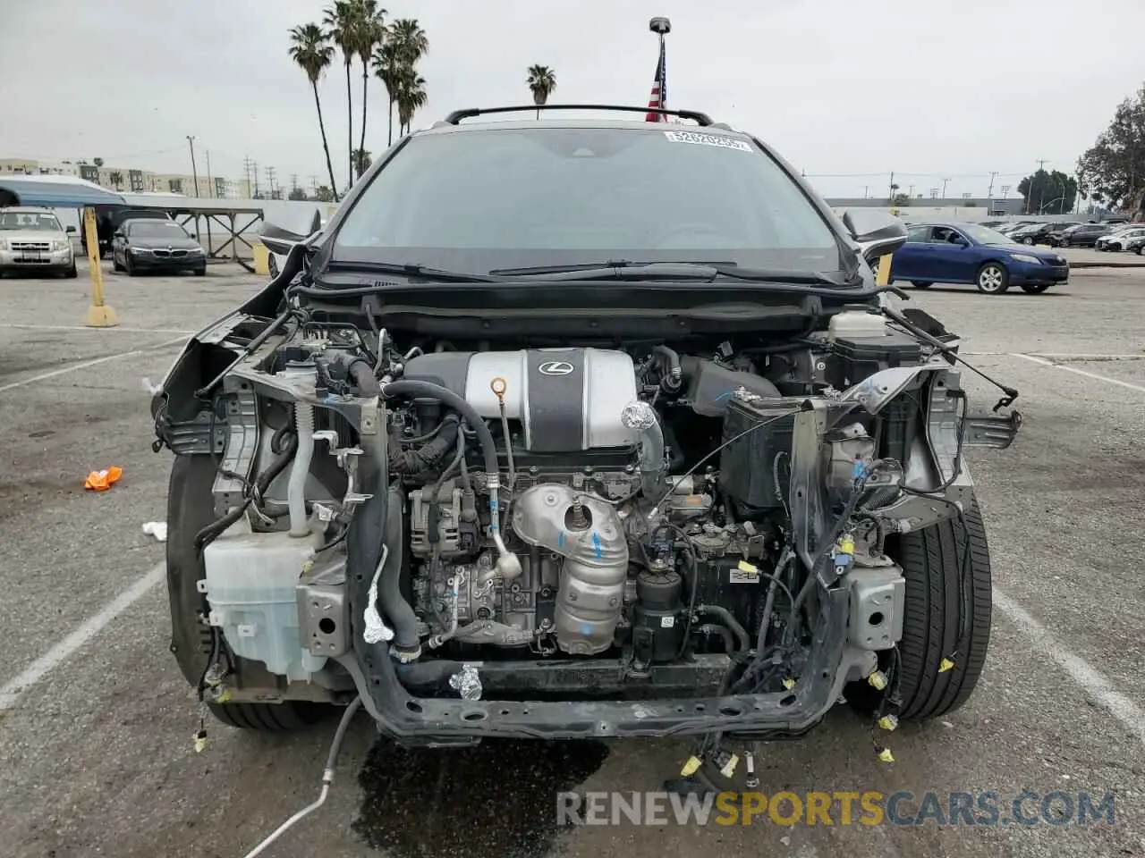 5 Photograph of a damaged car 2T2HZMAA5MC211306 LEXUS RX350 2021