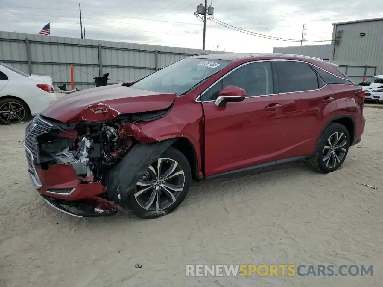 1 Photograph of a damaged car 2T2HZMAA5MC213573 LEXUS RX350 2021