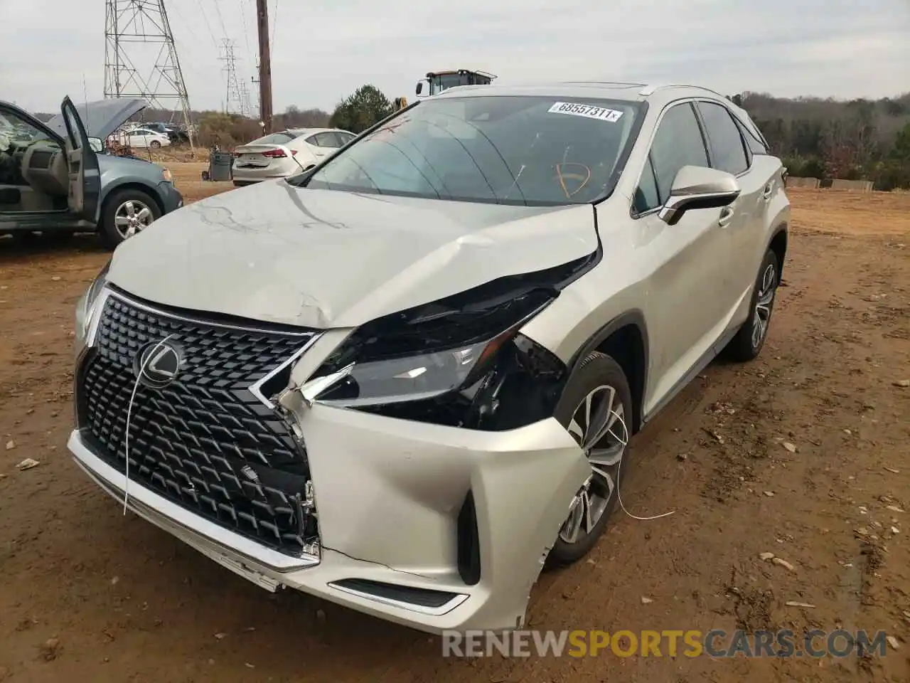 2 Photograph of a damaged car 2T2HZMAA5MC216232 LEXUS RX350 2021