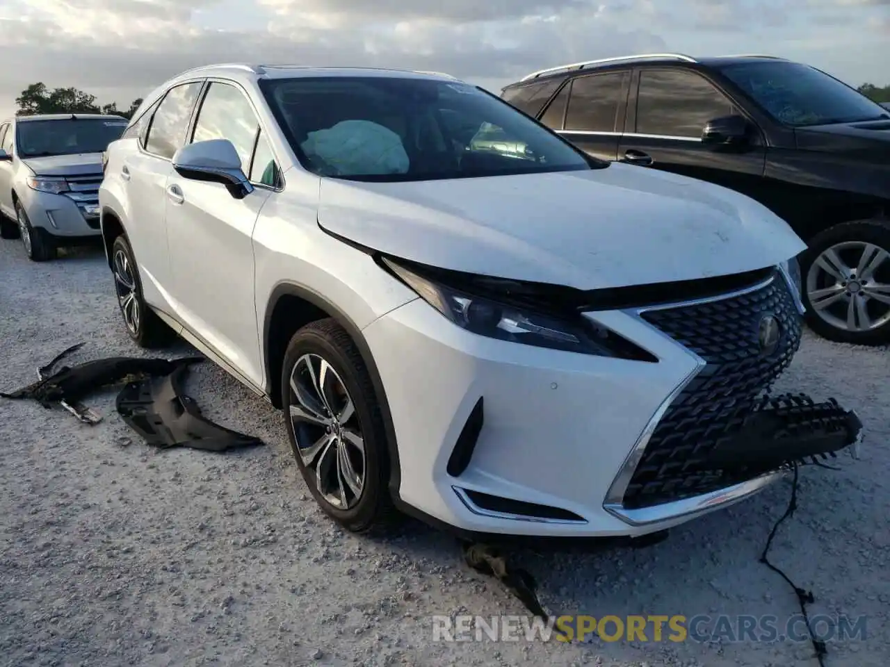 1 Photograph of a damaged car 2T2HZMAA6MC188506 LEXUS RX350 2021