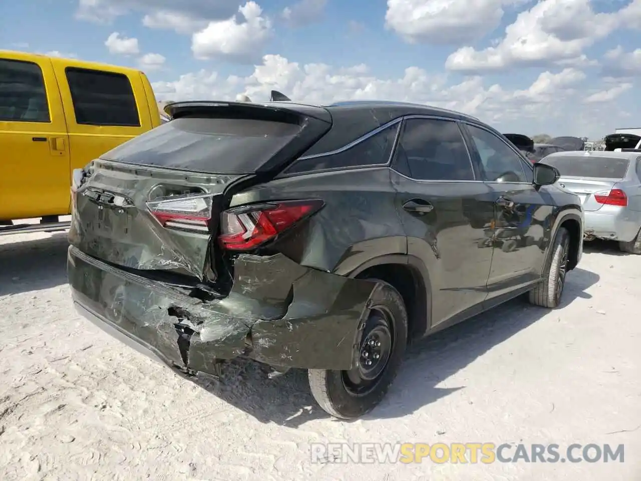 4 Photograph of a damaged car 2T2HZMAA6MC199621 LEXUS RX350 2021