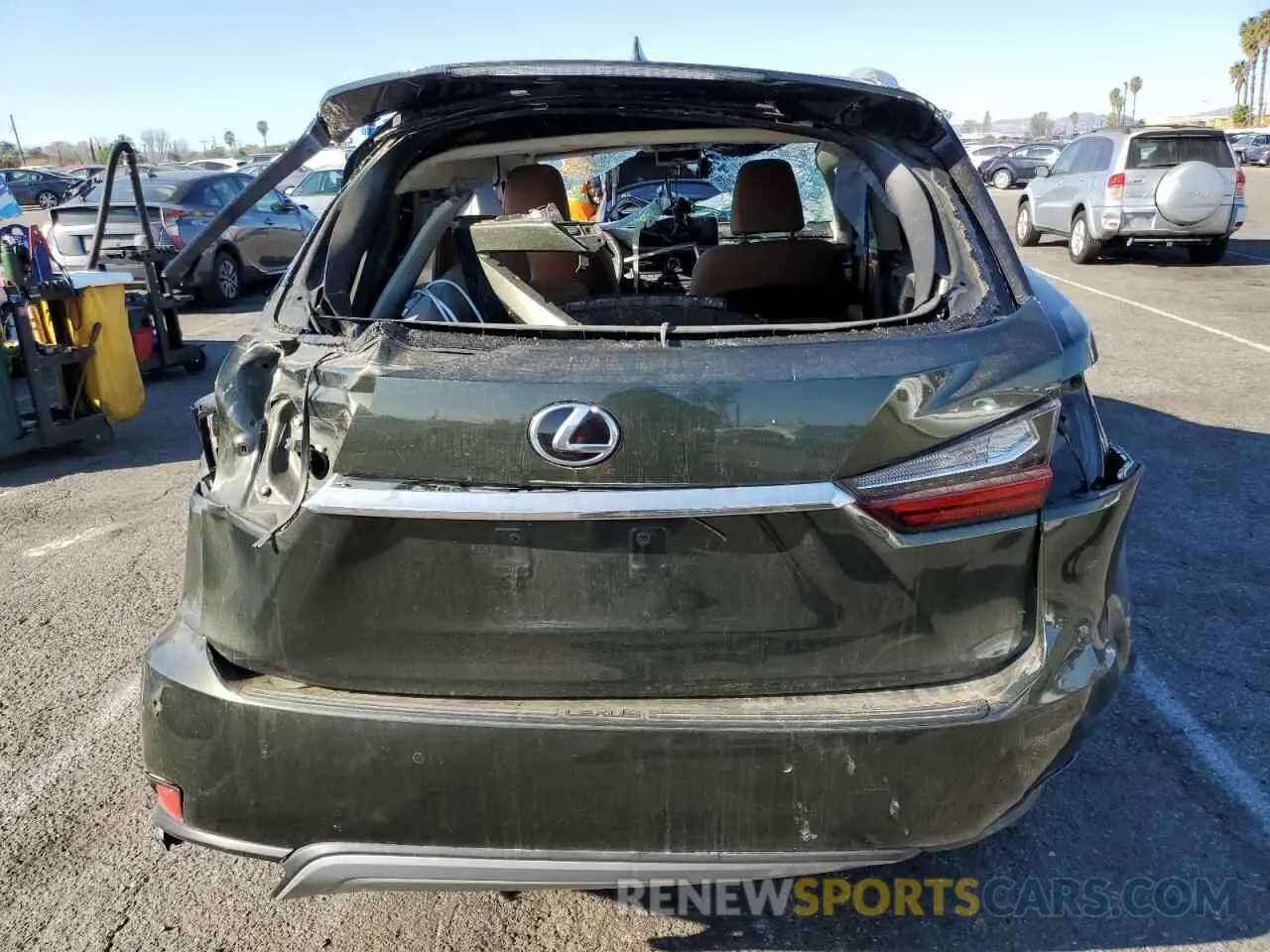 6 Photograph of a damaged car 2T2HZMAA6MC199960 LEXUS RX350 2021