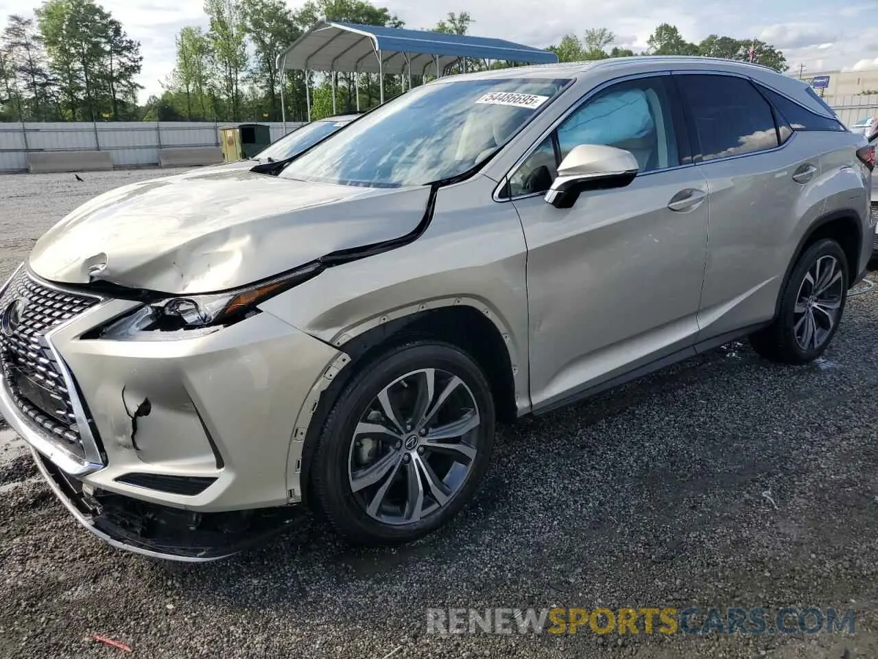 1 Photograph of a damaged car 2T2HZMAA6MC208608 LEXUS RX350 2021