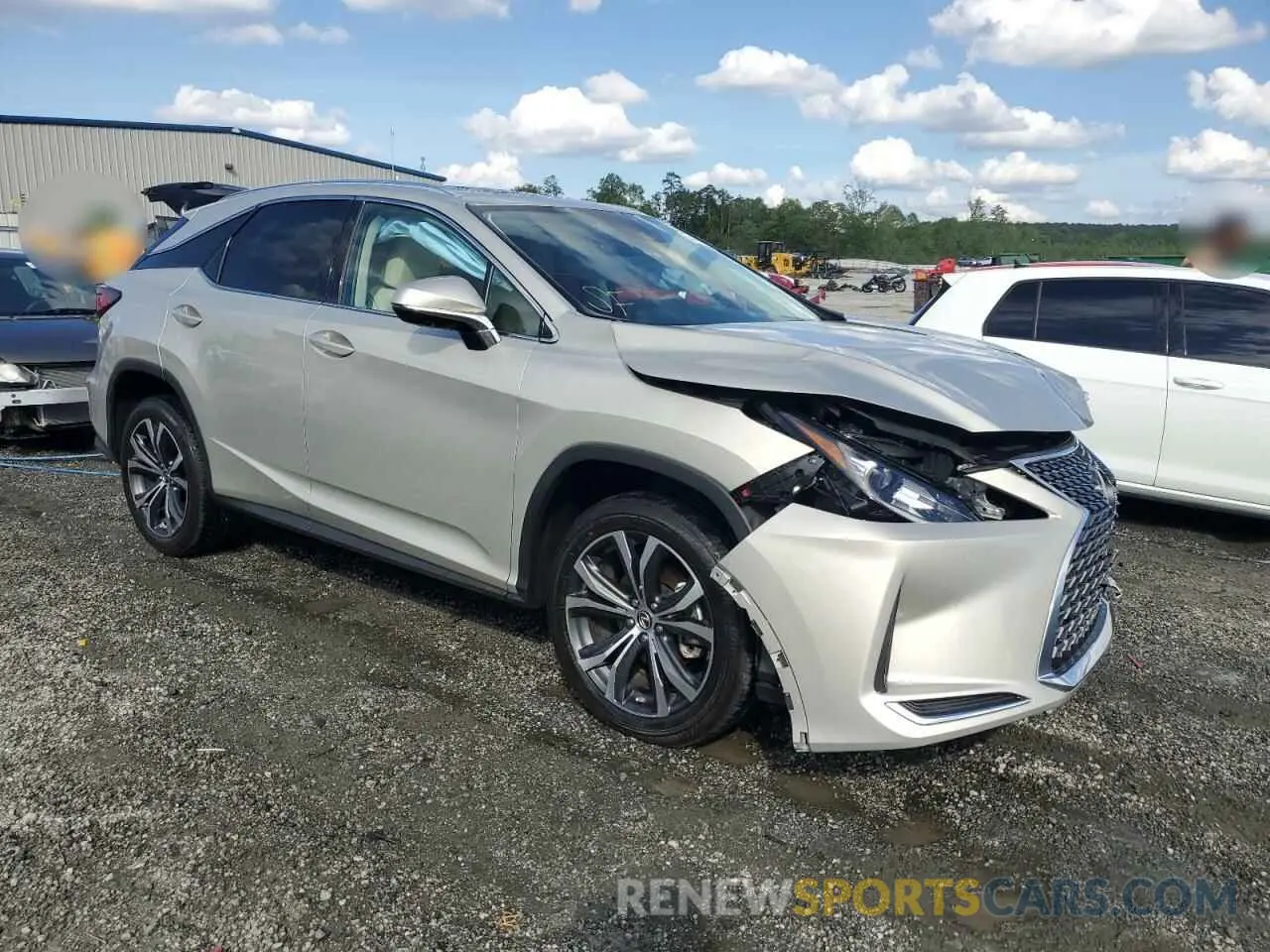 4 Photograph of a damaged car 2T2HZMAA6MC208608 LEXUS RX350 2021