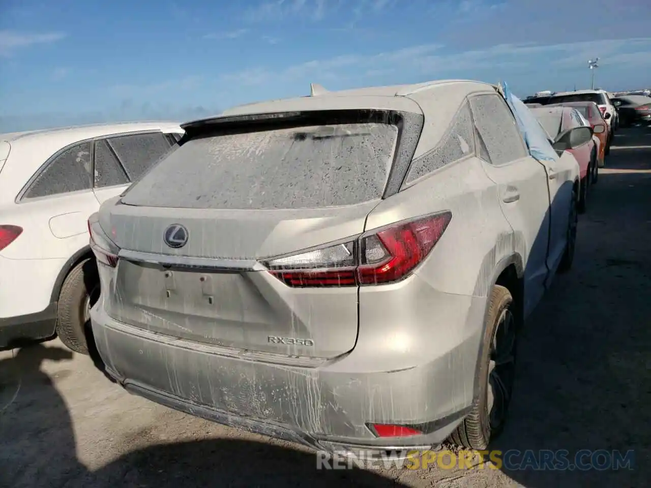 4 Photograph of a damaged car 2T2HZMAA7MC184576 LEXUS RX350 2021