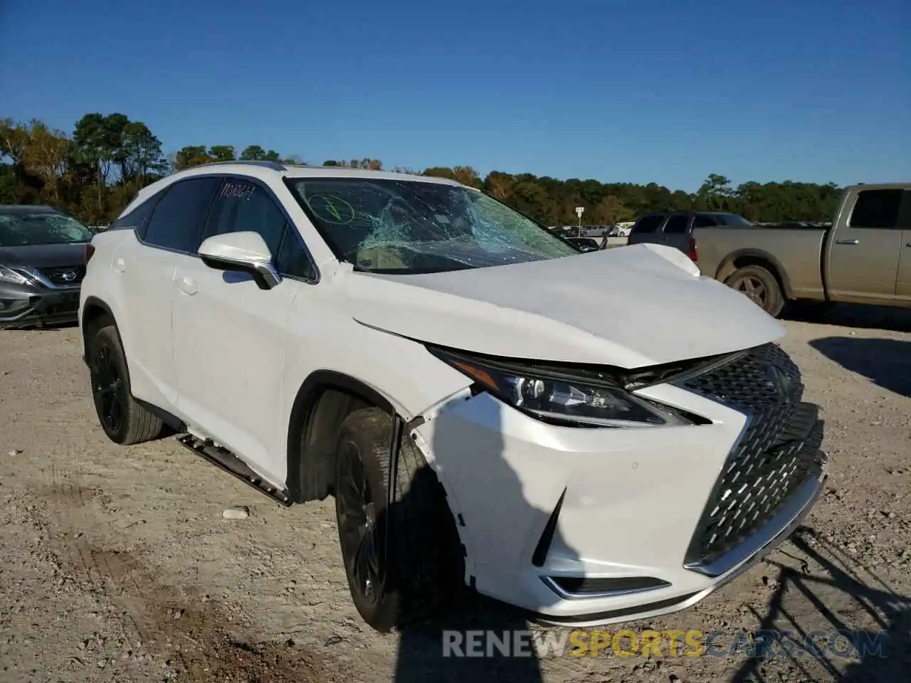 1 Photograph of a damaged car 2T2HZMAA7MC189986 LEXUS RX350 2021