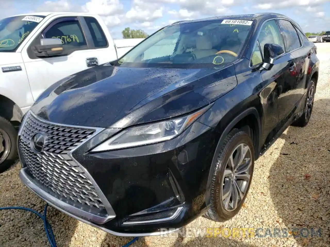 2 Photograph of a damaged car 2T2HZMAA7MC190135 LEXUS RX350 2021