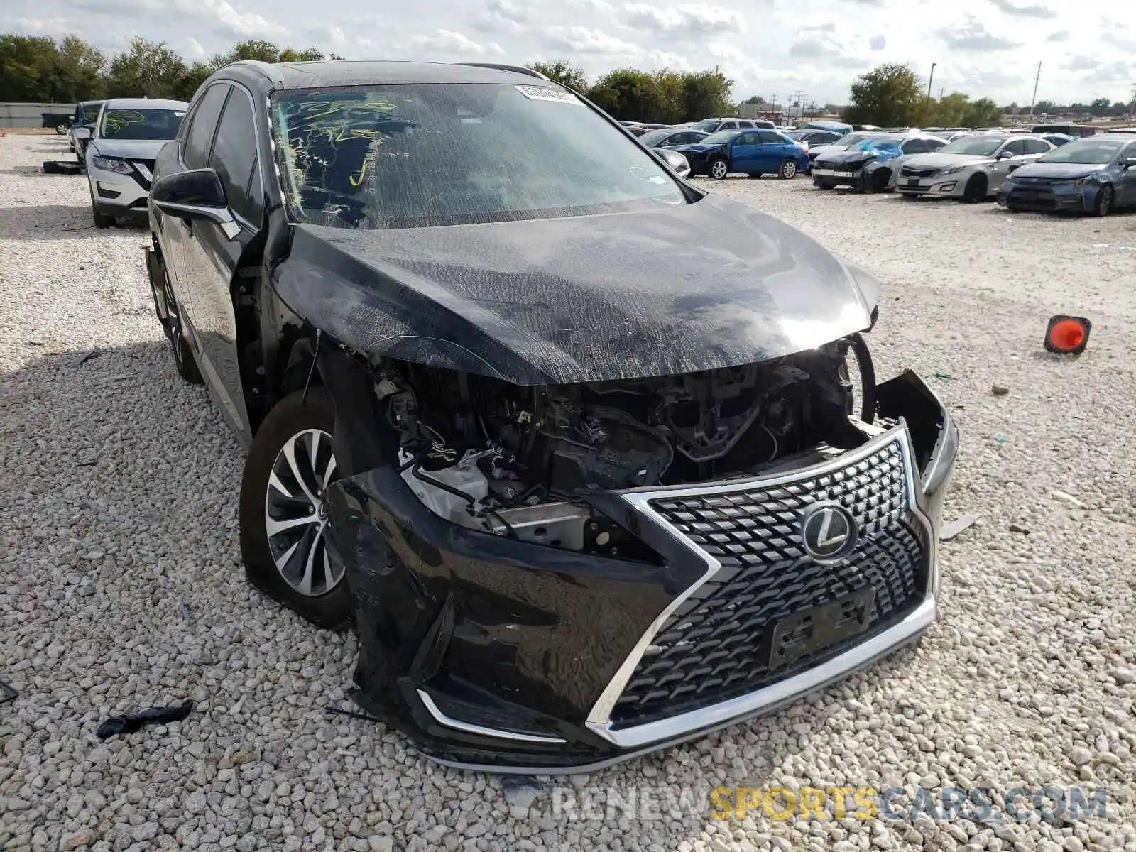 1 Photograph of a damaged car 2T2HZMAA7MC196176 LEXUS RX350 2021