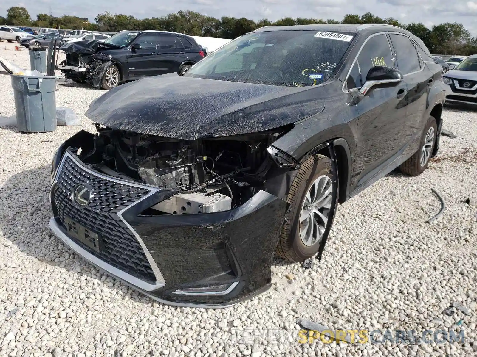 2 Photograph of a damaged car 2T2HZMAA7MC196176 LEXUS RX350 2021