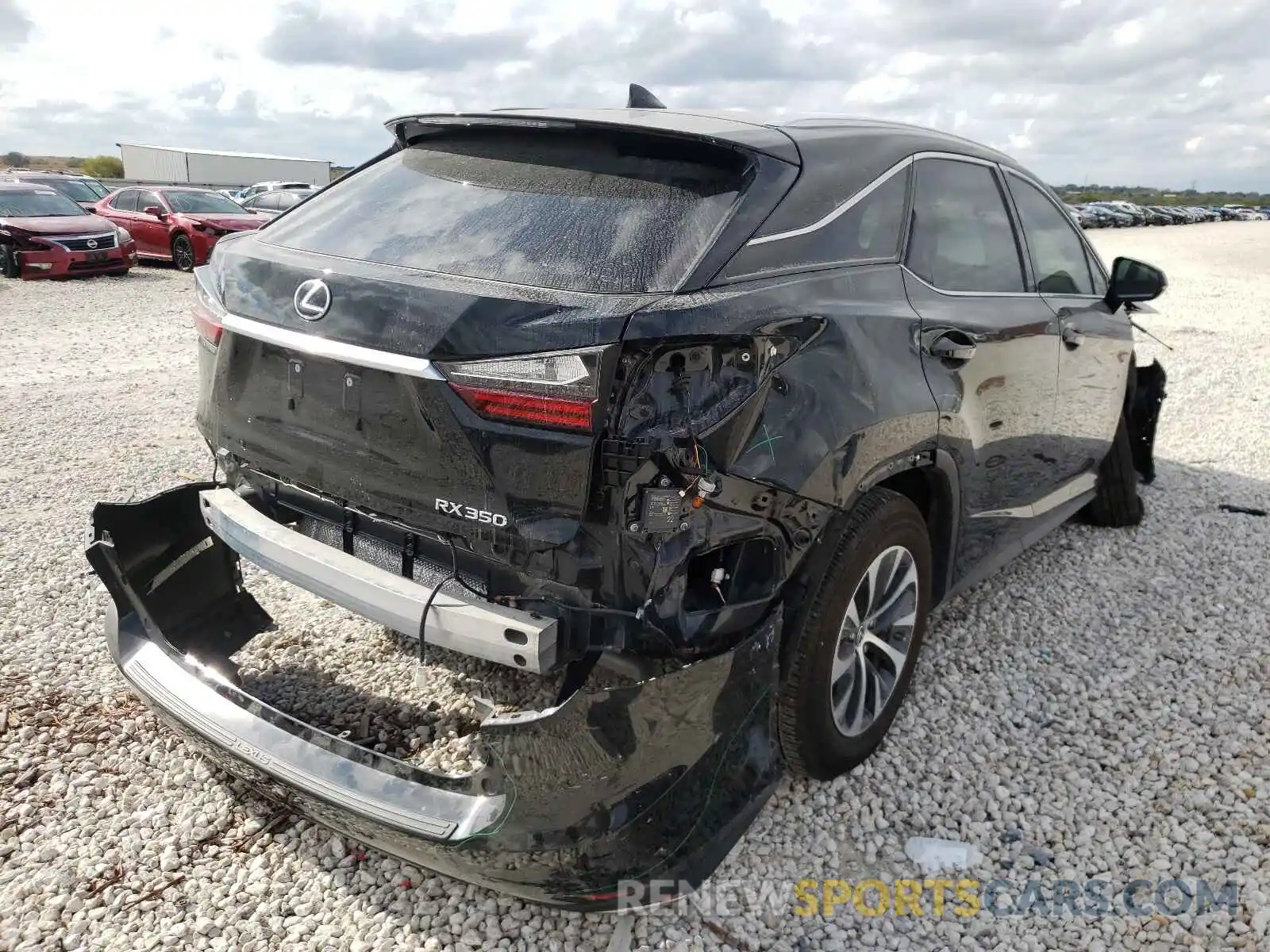 4 Photograph of a damaged car 2T2HZMAA7MC196176 LEXUS RX350 2021