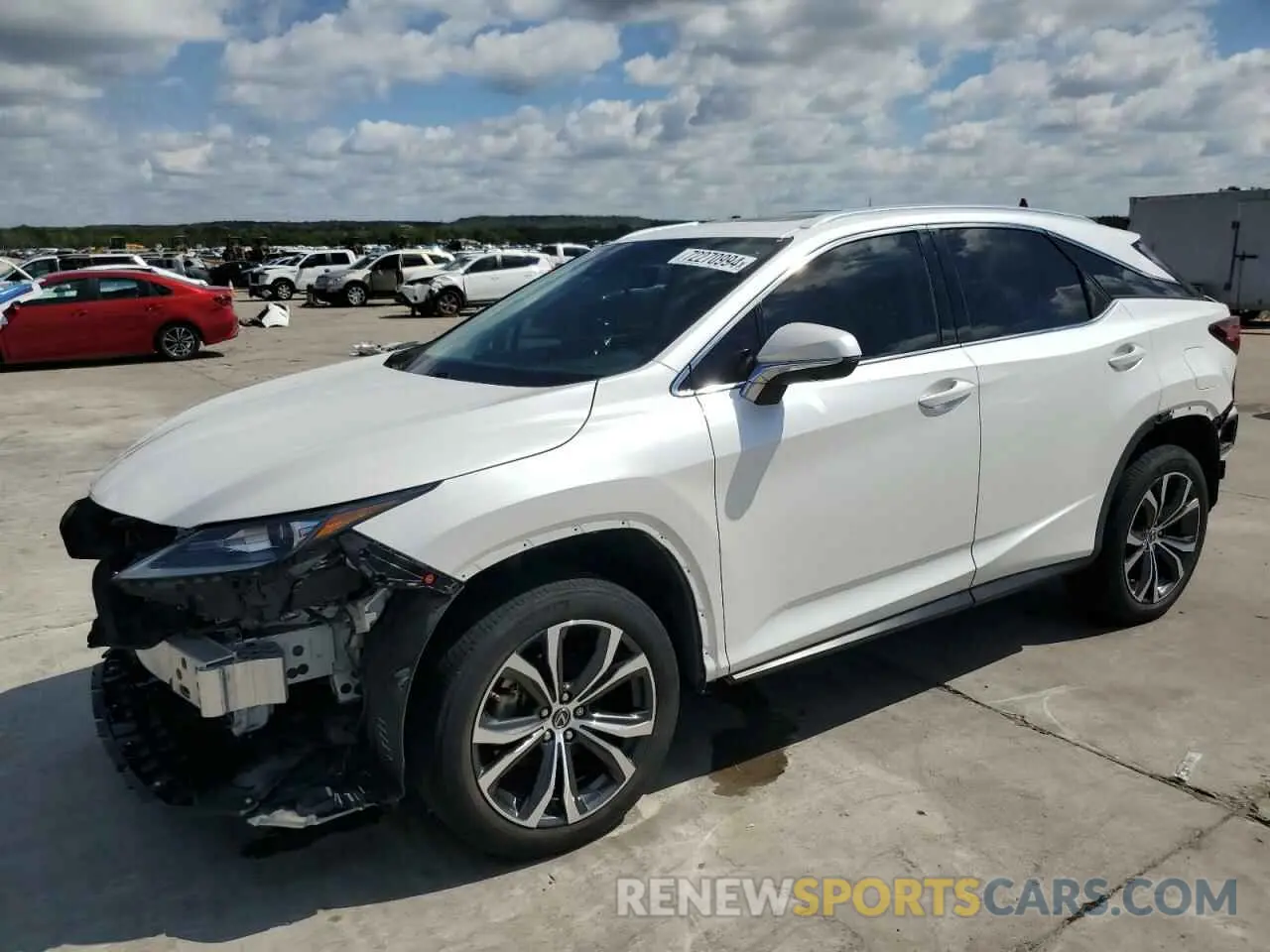 1 Photograph of a damaged car 2T2HZMAA7MC200985 LEXUS RX350 2021
