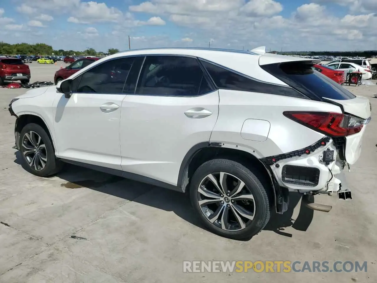 2 Photograph of a damaged car 2T2HZMAA7MC200985 LEXUS RX350 2021