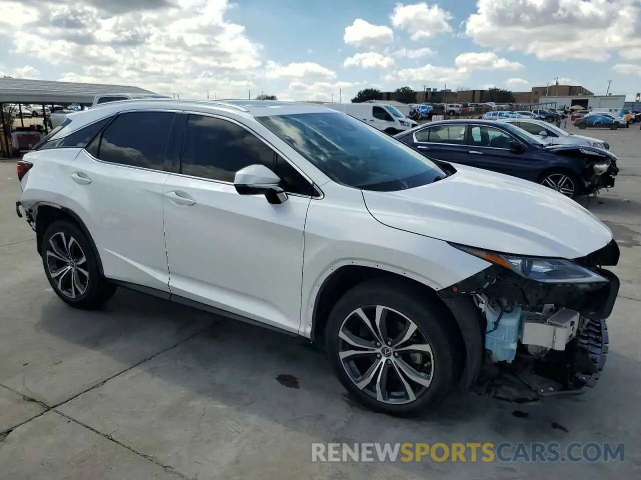 4 Photograph of a damaged car 2T2HZMAA7MC200985 LEXUS RX350 2021
