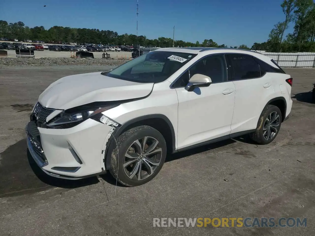 1 Photograph of a damaged car 2T2HZMAA7MC206169 LEXUS RX350 2021