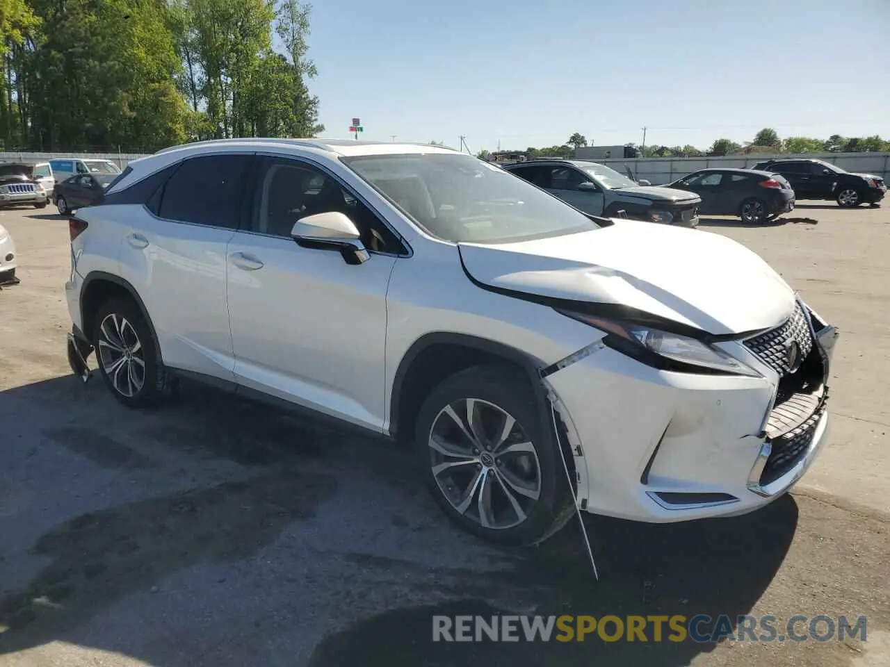 4 Photograph of a damaged car 2T2HZMAA7MC206169 LEXUS RX350 2021