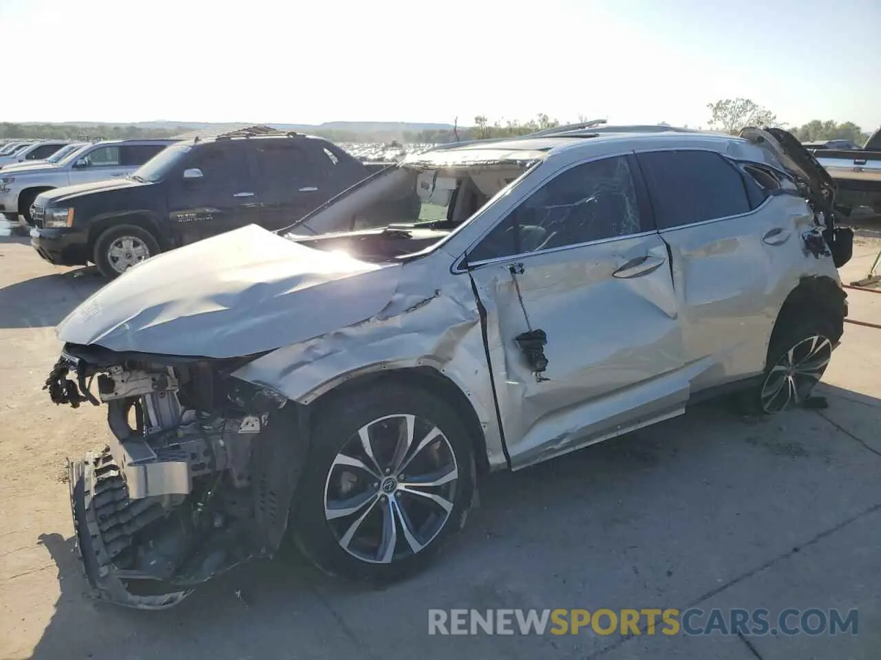 1 Photograph of a damaged car 2T2HZMAA7MC208634 LEXUS RX350 2021