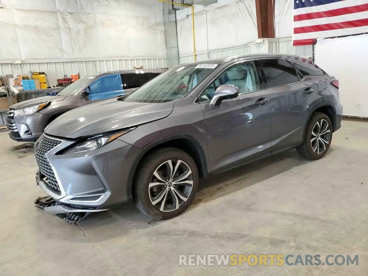 1 Photograph of a damaged car 2T2HZMAA7MC213459 LEXUS RX350 2021