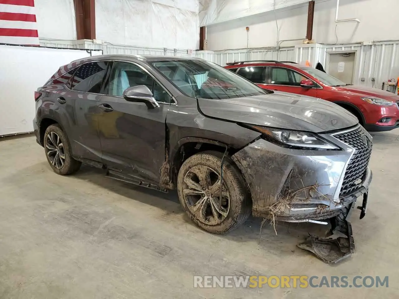 4 Photograph of a damaged car 2T2HZMAA7MC213459 LEXUS RX350 2021