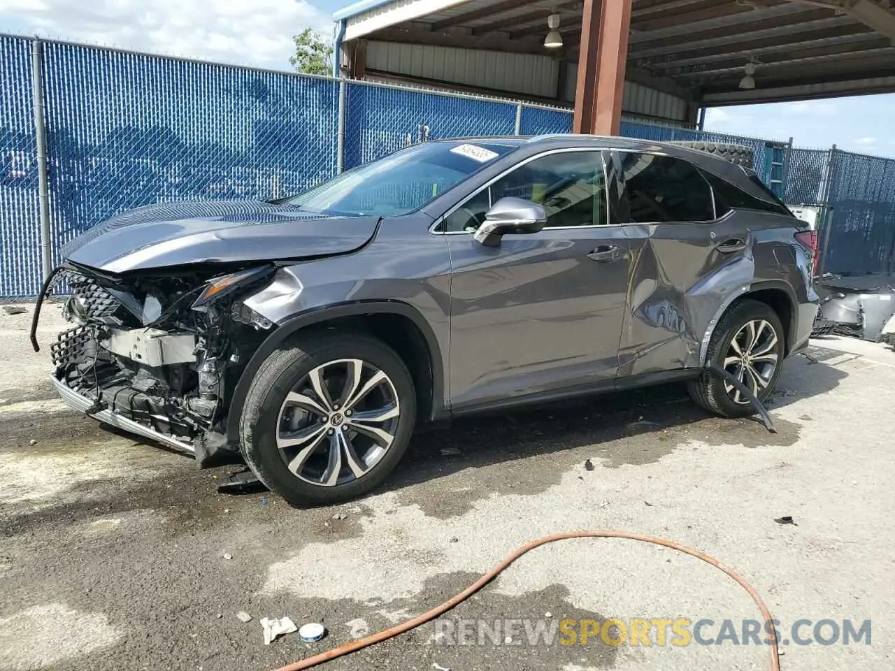 1 Photograph of a damaged car 2T2HZMAA7MC213803 LEXUS RX350 2021