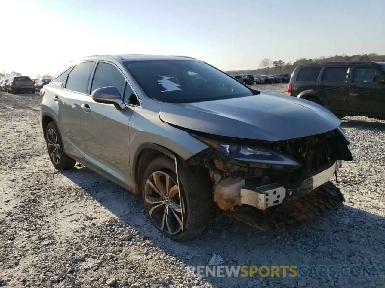 1 Photograph of a damaged car 2T2HZMAA7MC217334 LEXUS RX350 2021