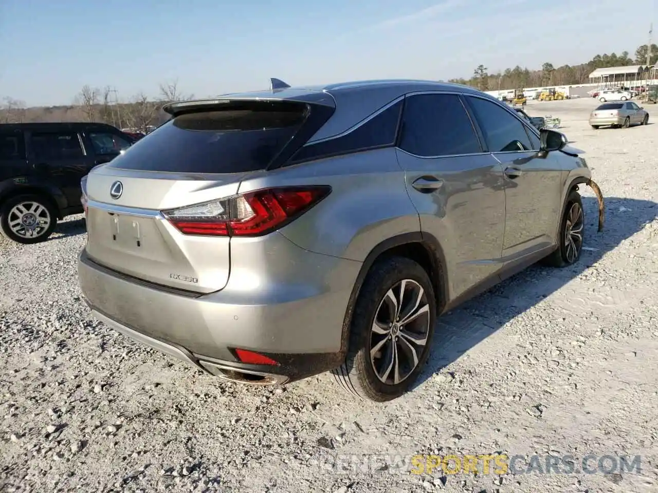 4 Photograph of a damaged car 2T2HZMAA7MC217334 LEXUS RX350 2021