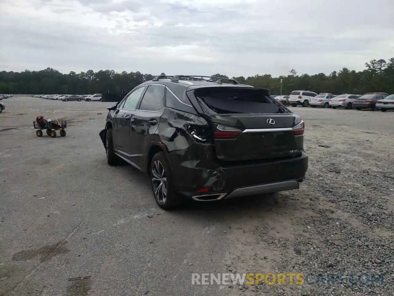 3 Photograph of a damaged car 2T2HZMAA8MC203832 LEXUS RX350 2021