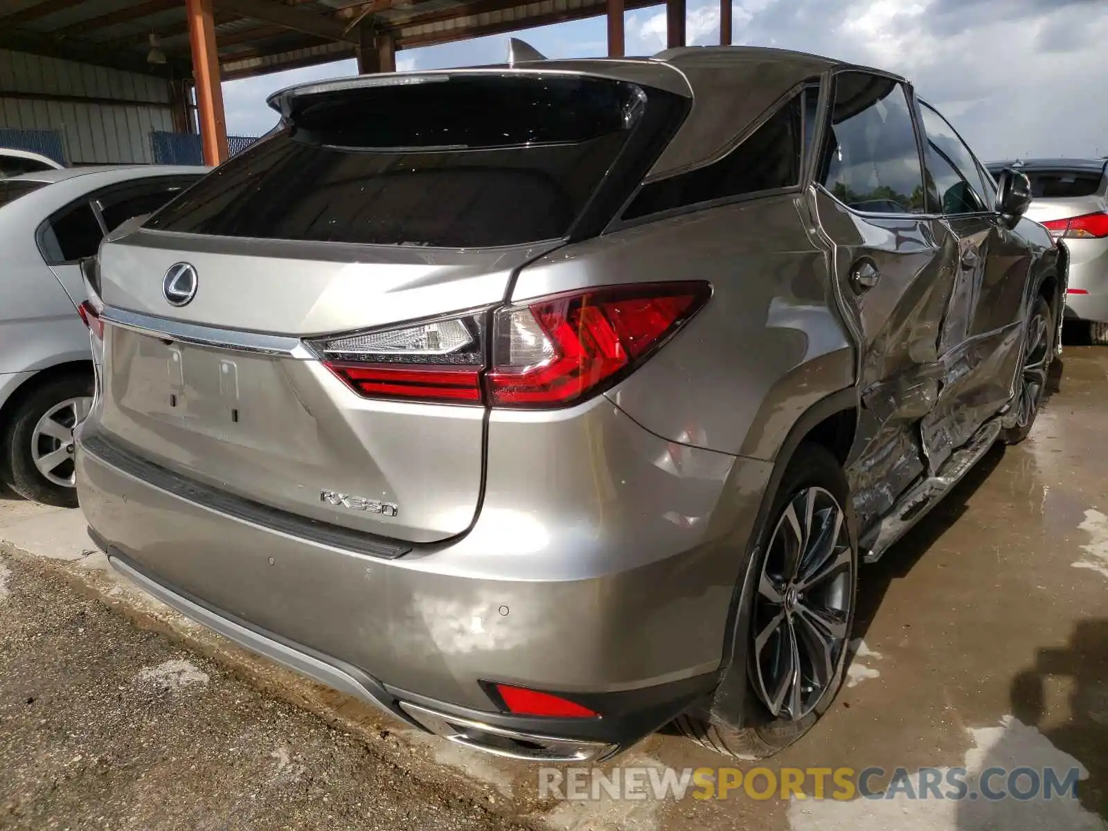 4 Photograph of a damaged car 2T2HZMAA8MC205435 LEXUS RX350 2021