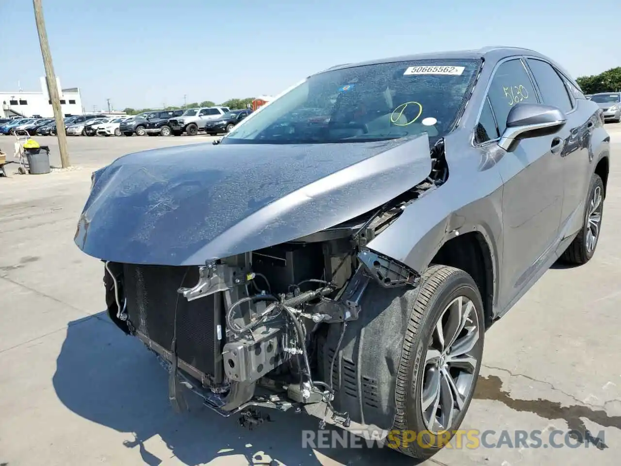 2 Photograph of a damaged car 2T2HZMAA8MC209100 LEXUS RX350 2021