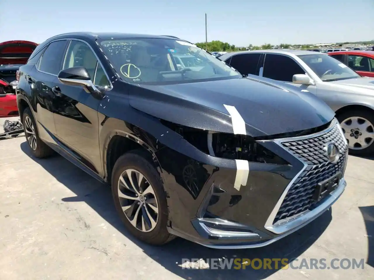 1 Photograph of a damaged car 2T2HZMAA8MC211994 LEXUS RX350 2021