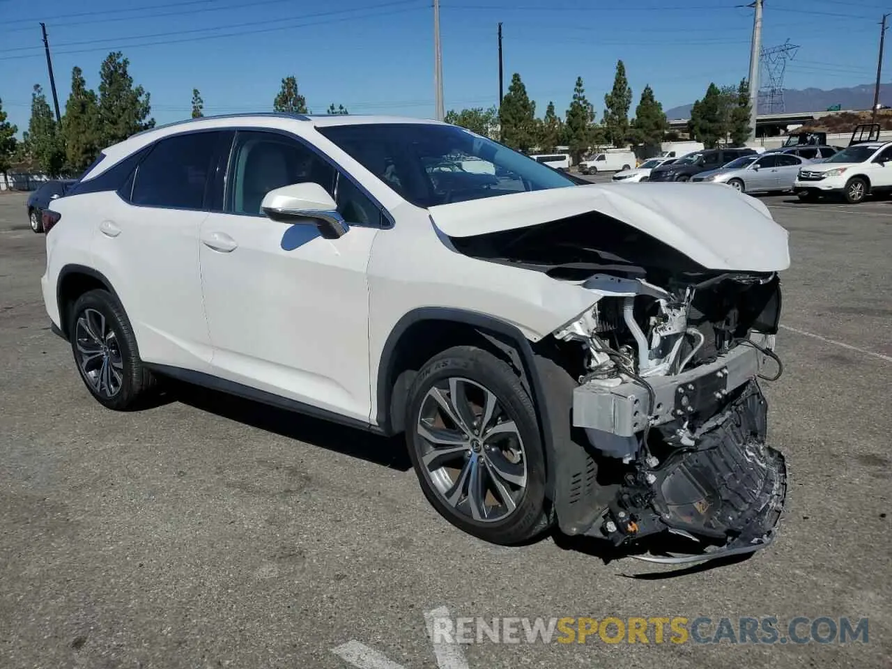 4 Photograph of a damaged car 2T2HZMAA9MC193926 LEXUS RX350 2021