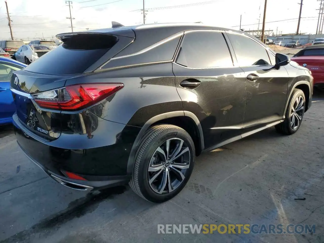 3 Photograph of a damaged car 2T2HZMAA9MC217755 LEXUS RX350 2021