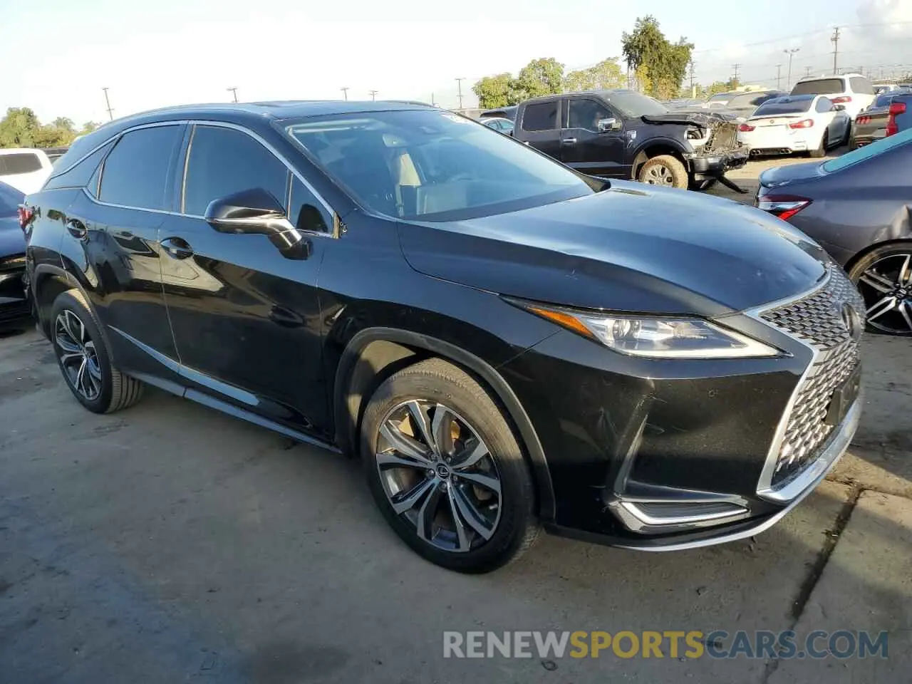 4 Photograph of a damaged car 2T2HZMAA9MC217755 LEXUS RX350 2021