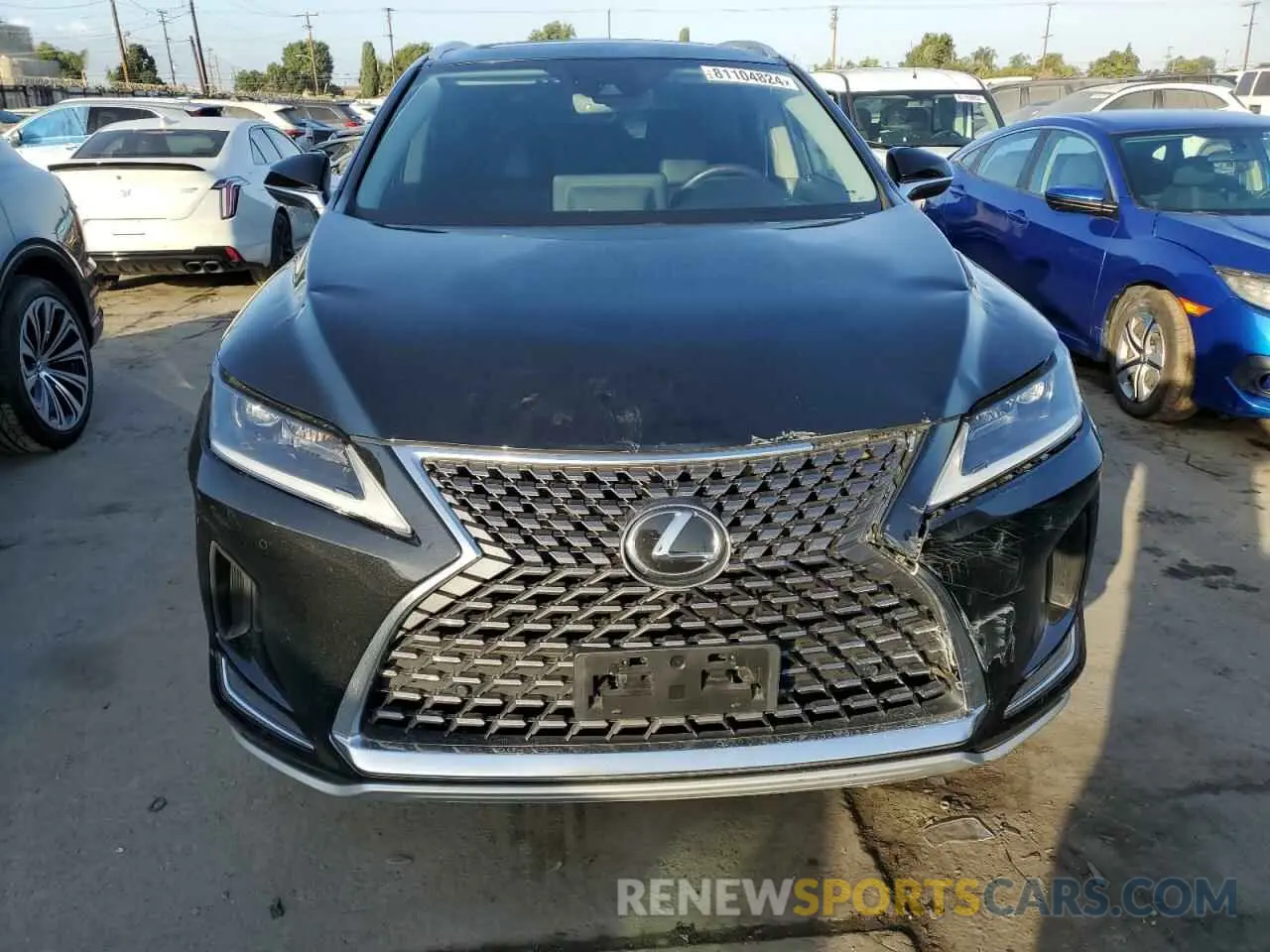 5 Photograph of a damaged car 2T2HZMAA9MC217755 LEXUS RX350 2021