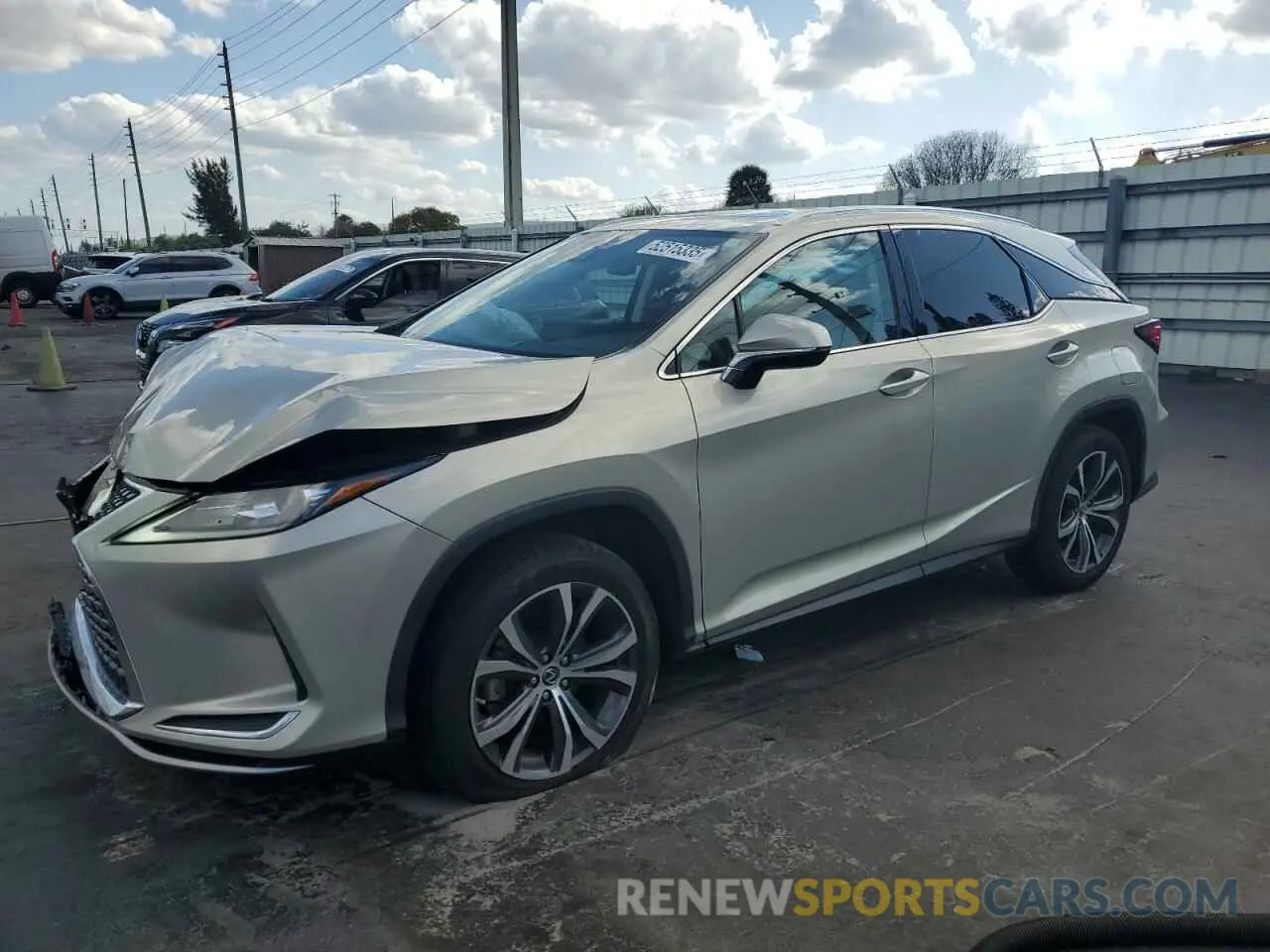 1 Photograph of a damaged car 2T2HZMAAXMC186340 LEXUS RX350 2021