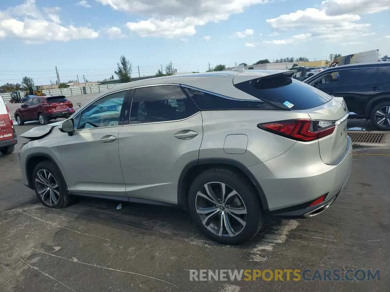 2 Photograph of a damaged car 2T2HZMAAXMC186340 LEXUS RX350 2021