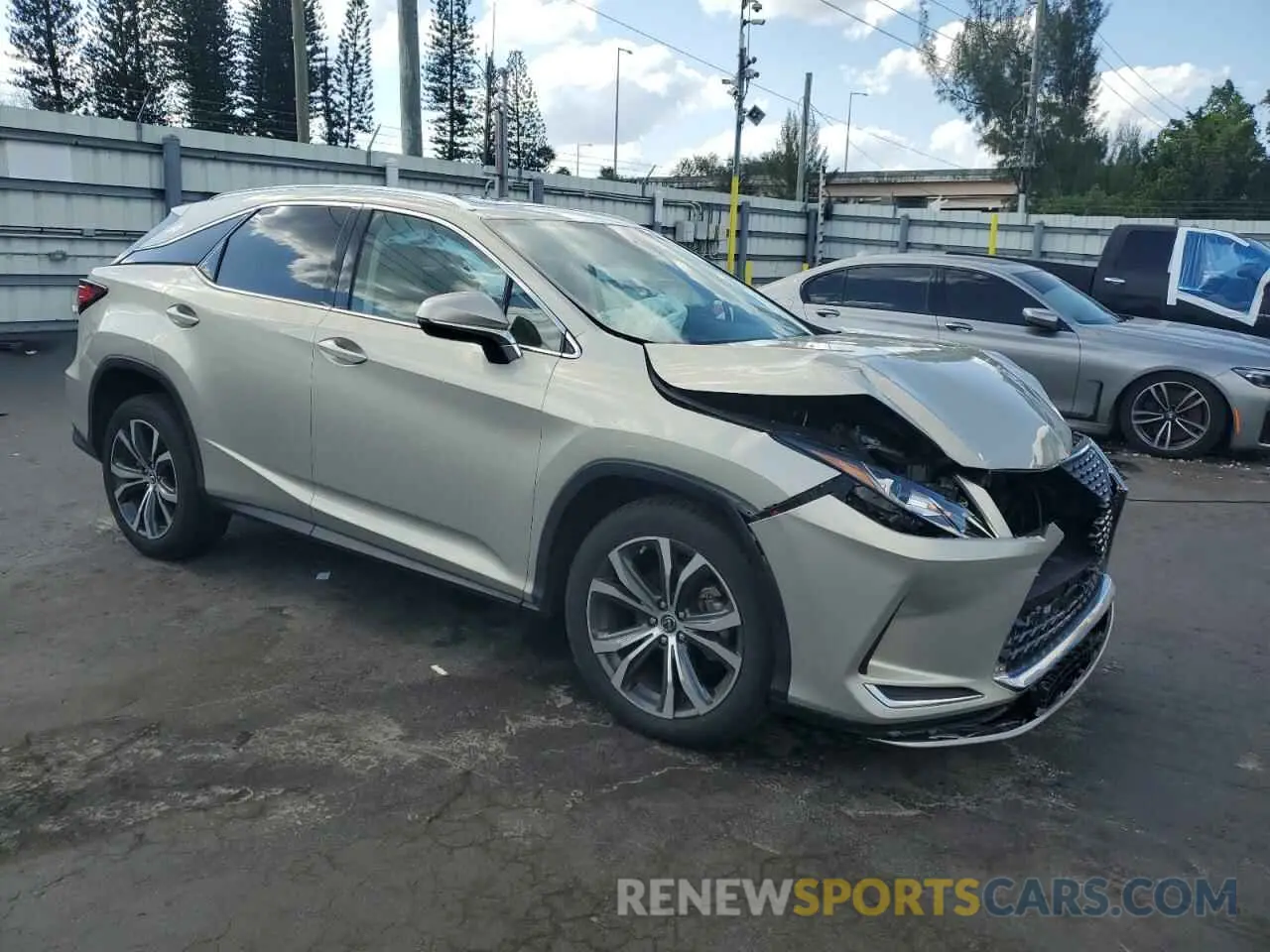 4 Photograph of a damaged car 2T2HZMAAXMC186340 LEXUS RX350 2021