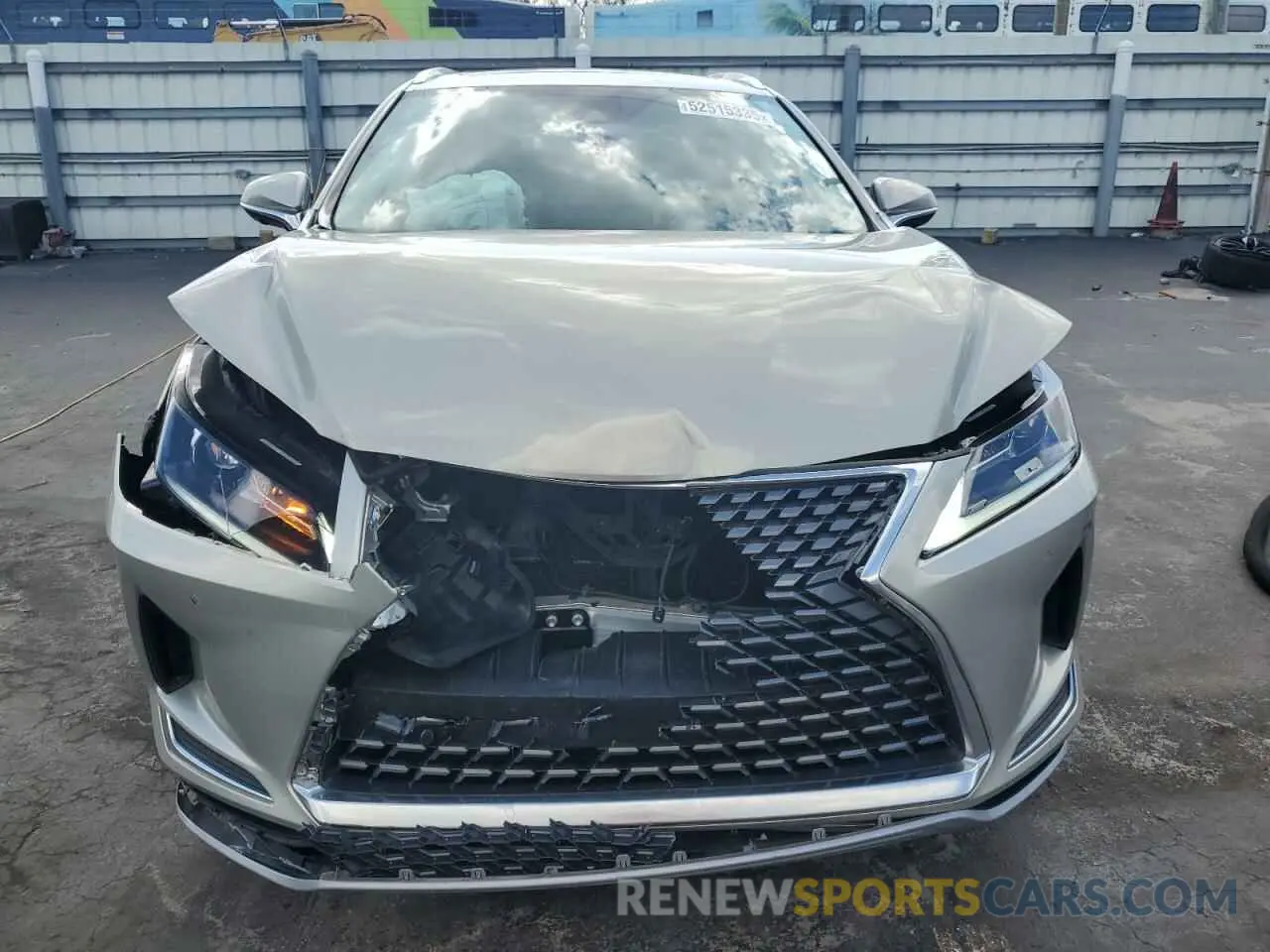 5 Photograph of a damaged car 2T2HZMAAXMC186340 LEXUS RX350 2021