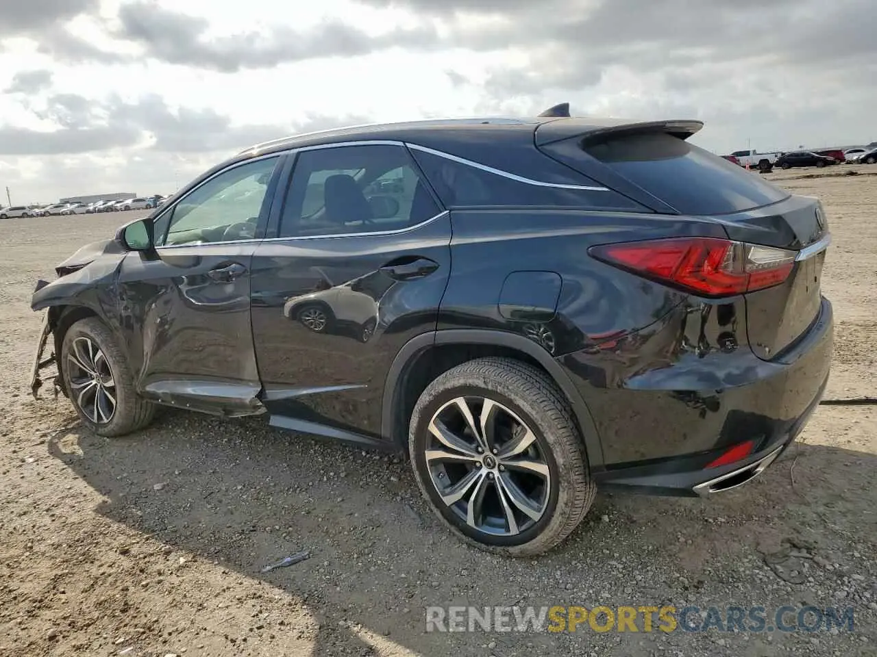 2 Photograph of a damaged car 2T2HZMAAXMC193823 LEXUS RX350 2021