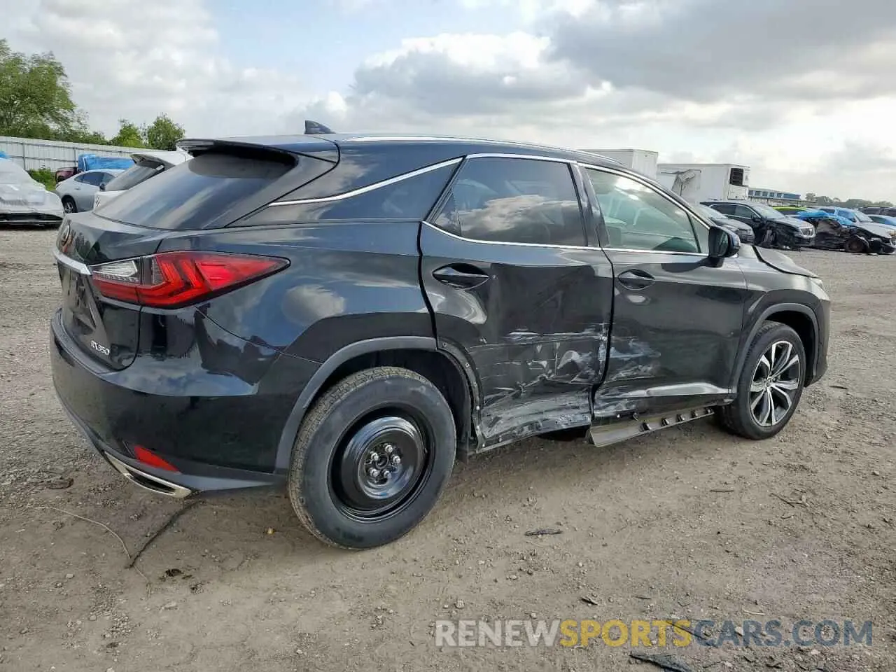 3 Photograph of a damaged car 2T2HZMAAXMC193823 LEXUS RX350 2021