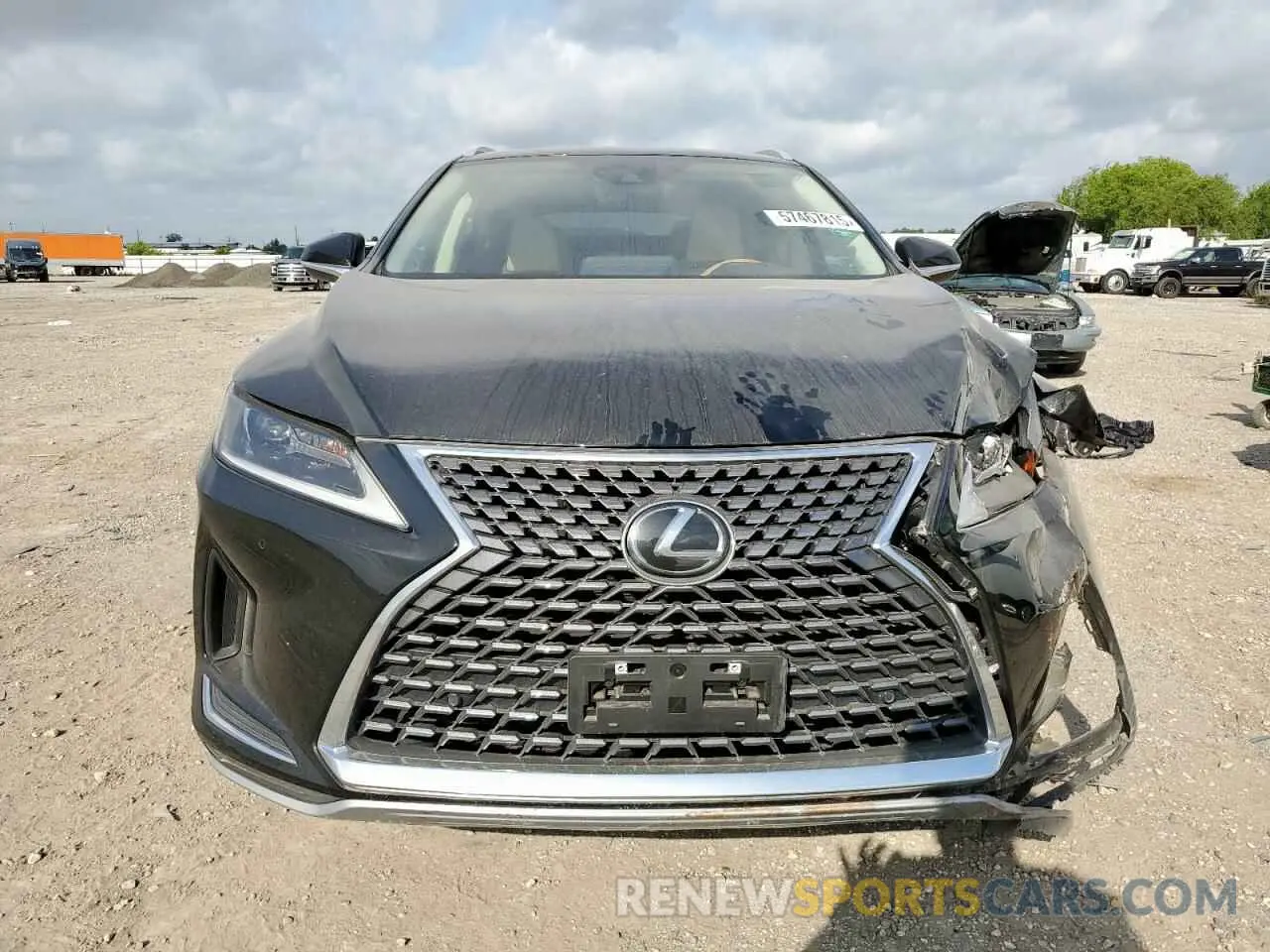 5 Photograph of a damaged car 2T2HZMAAXMC193823 LEXUS RX350 2021