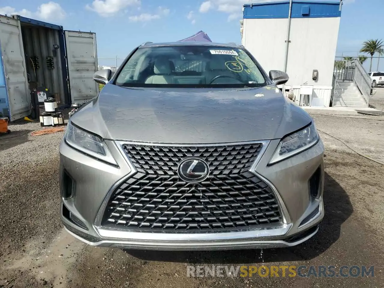 5 Photograph of a damaged car 2T2HZMAAXMC203038 LEXUS RX350 2021