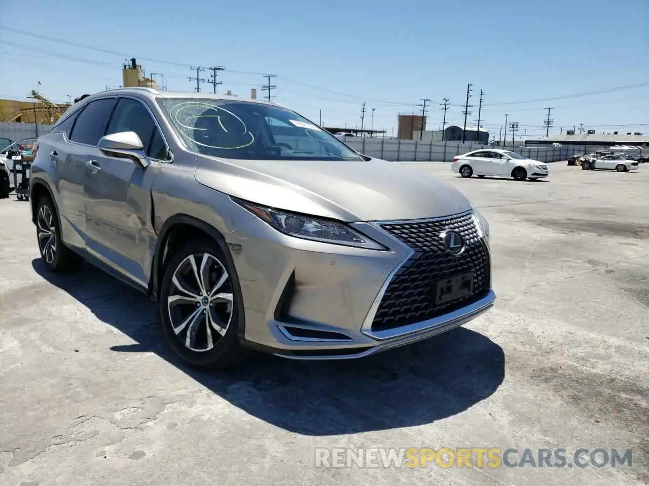 1 Photograph of a damaged car 2T2HZMAAXMC205324 LEXUS RX350 2021