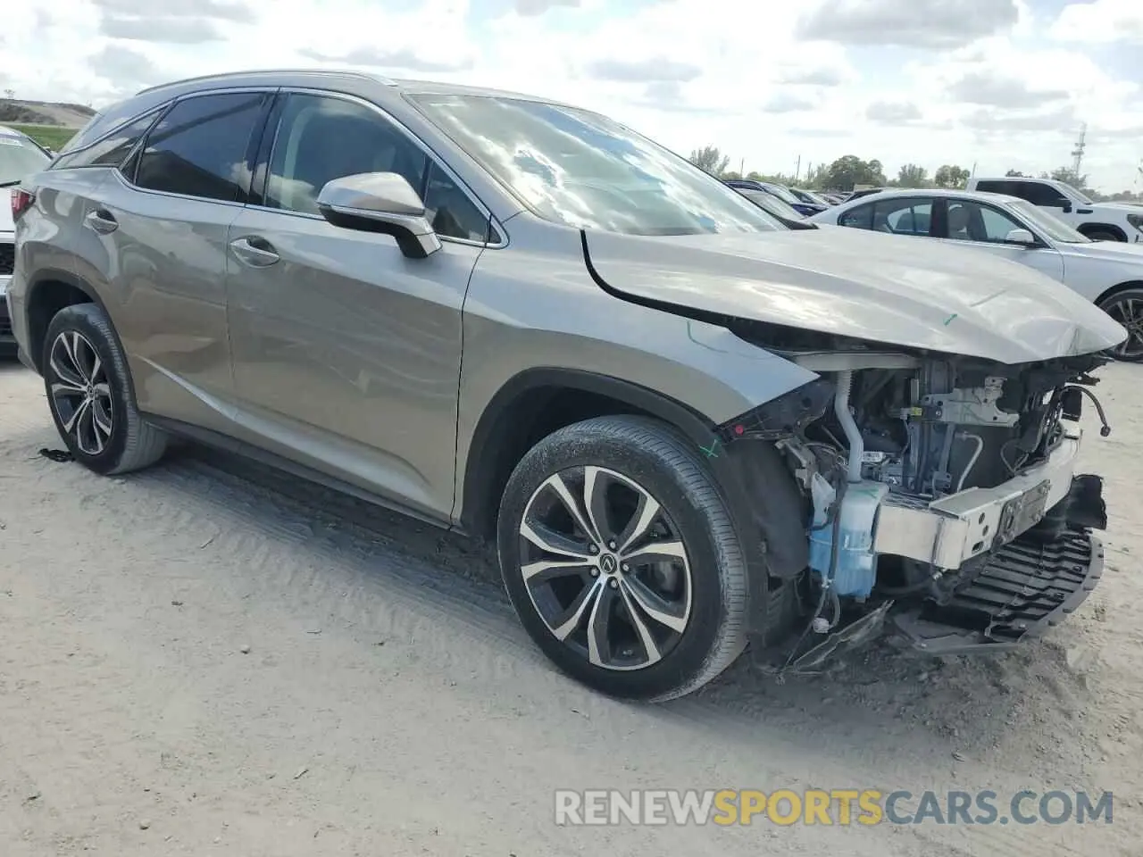 4 Photograph of a damaged car 2T2HZMAAXMC216274 LEXUS RX350 2021