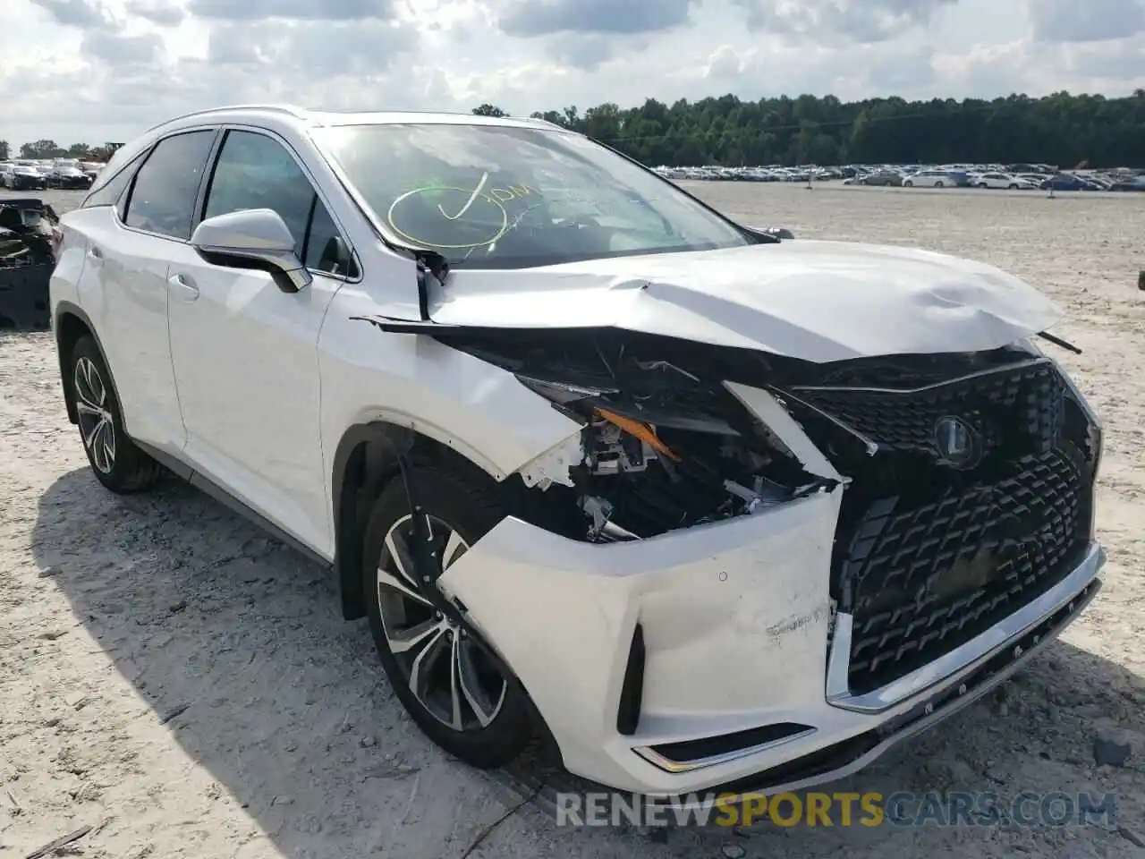 1 Photograph of a damaged car 2T2HZMDA0MC265284 LEXUS RX350 2021