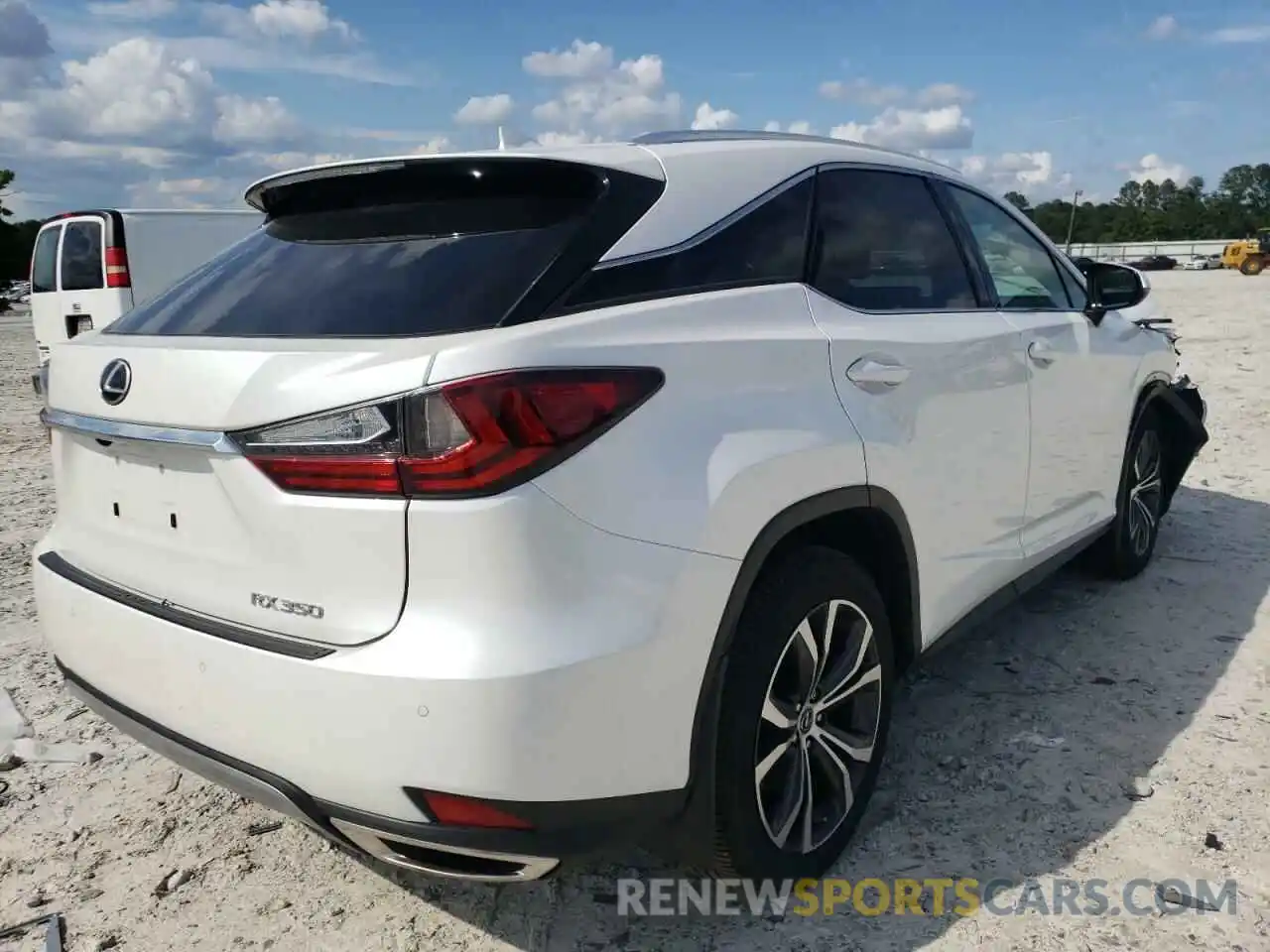 4 Photograph of a damaged car 2T2HZMDA0MC265284 LEXUS RX350 2021