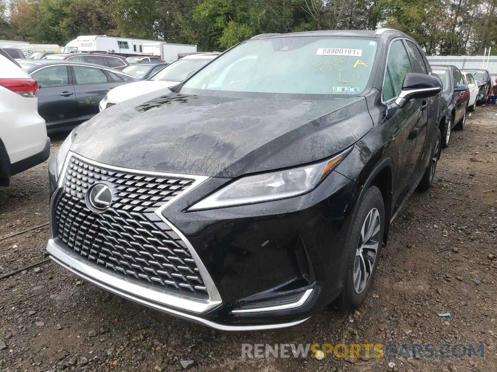 2 Photograph of a damaged car 2T2HZMDA0MC269383 LEXUS RX350 2021