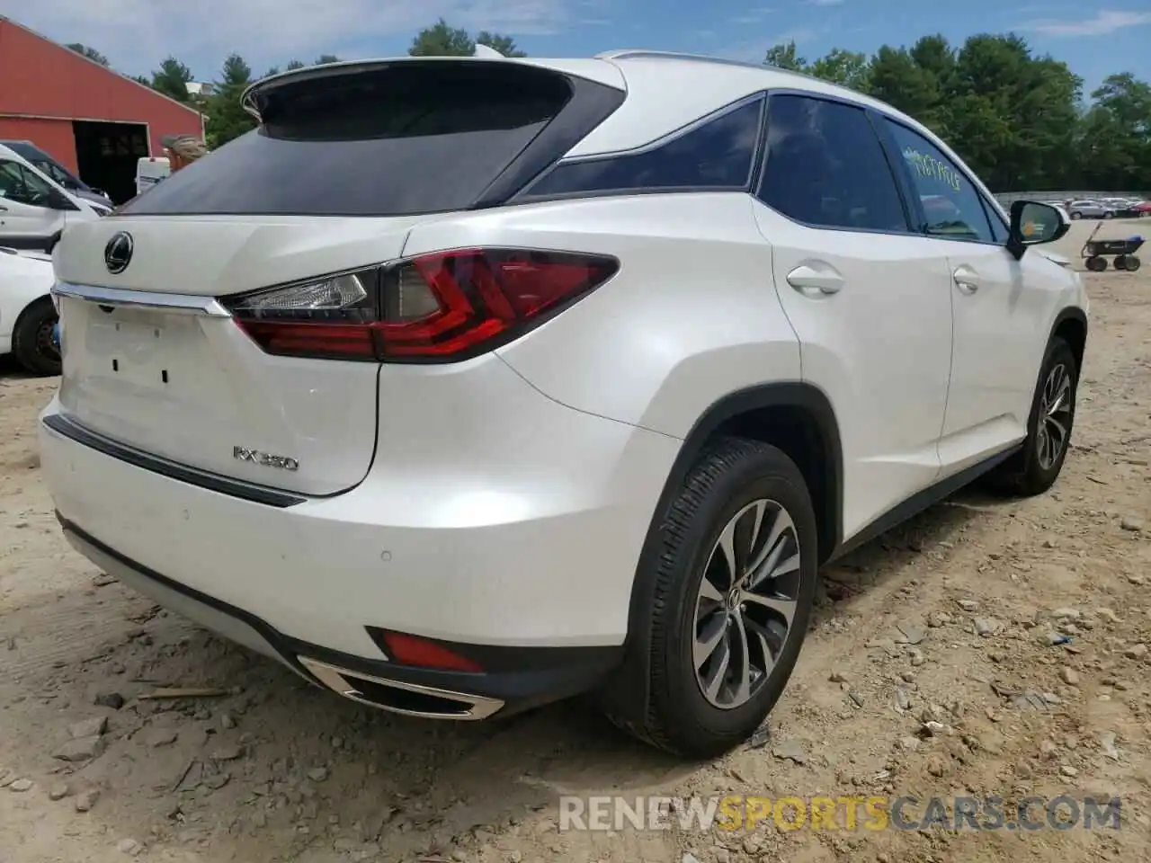 4 Photograph of a damaged car 2T2HZMDA0MC296325 LEXUS RX350 2021